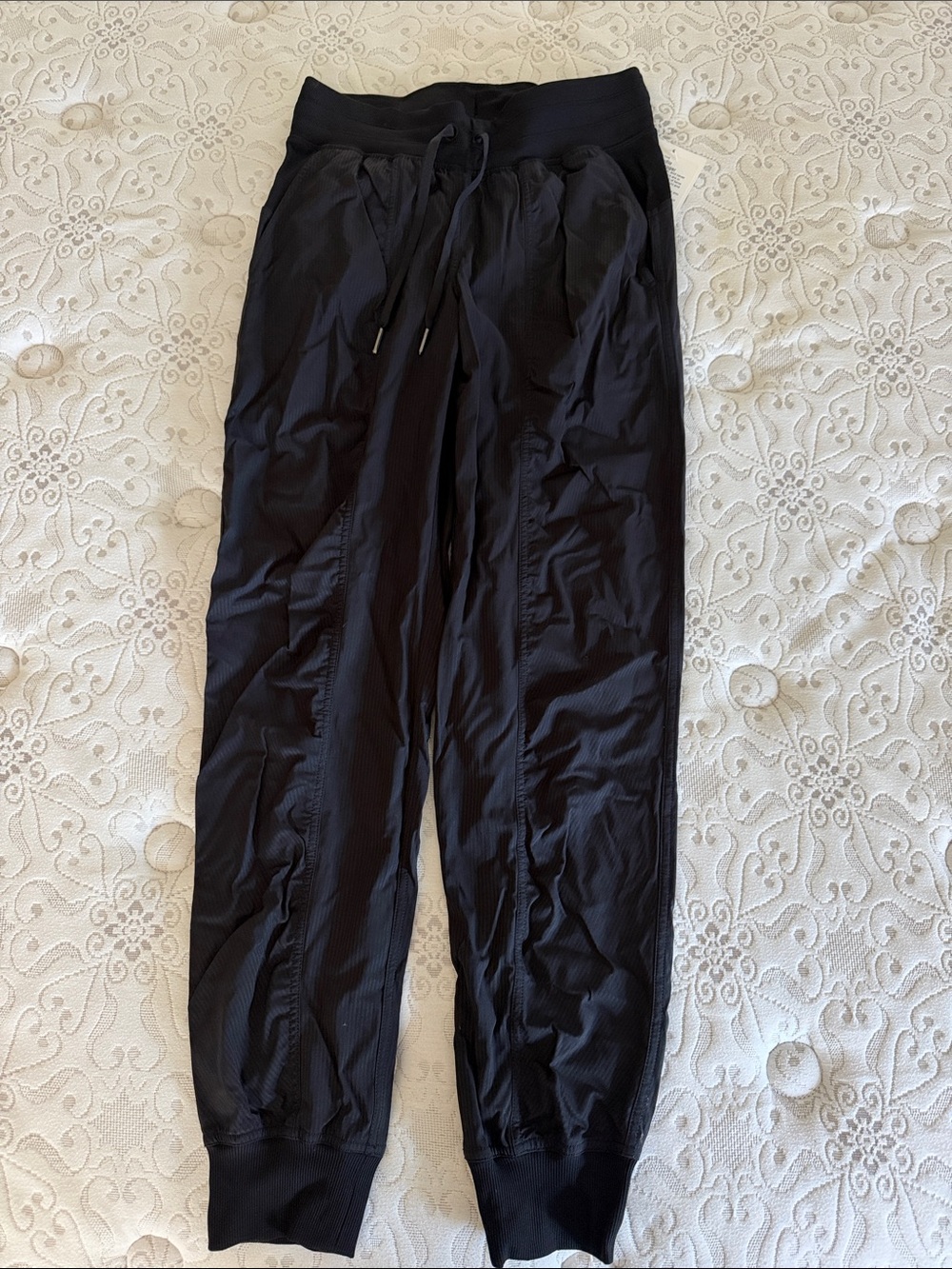 lululemon athletica Black Lightweight Drawstring Joggers